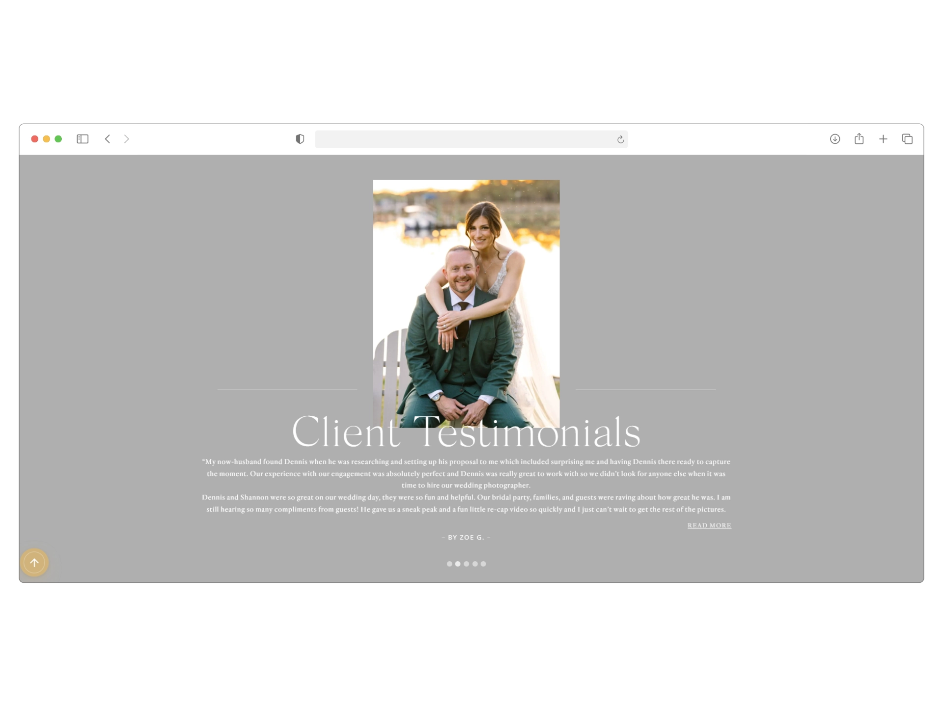 Charleston Photo Art website screen 2